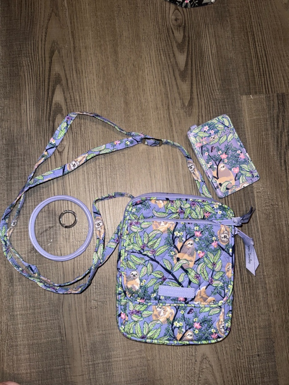 Vera Bradley Hanging Around Crossbody Bag and ID/Card Holder